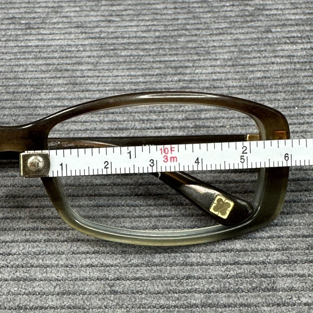 Liz Claiborne L393 0JKK‎ Brown Ombre Rectangular Y2k Eyeglasses Frames 130mm